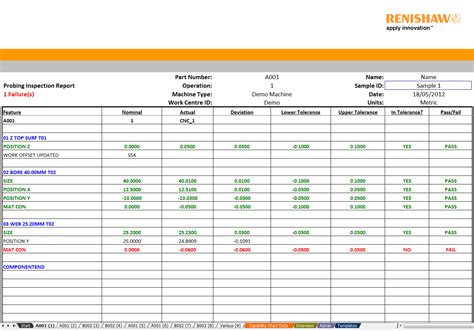 cnc part inspection sheet|cnc inspection system.